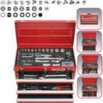 Curatenie  - Scule de mana - Trusa universala cu 3 sertare 100 piese KS TOOLS
