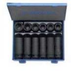 Curatenie  - Scule de mana - Trusa capete chei tubulare de impact 1/2 in cutie metalica - 231MB3