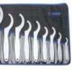 Curatenie  - Scule de mana - Set de chei cu ghiara in husa - 255CT