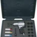 Curatenie  - Scule pneumatice - Set pistol pneumatic + chei impact 17 piese 